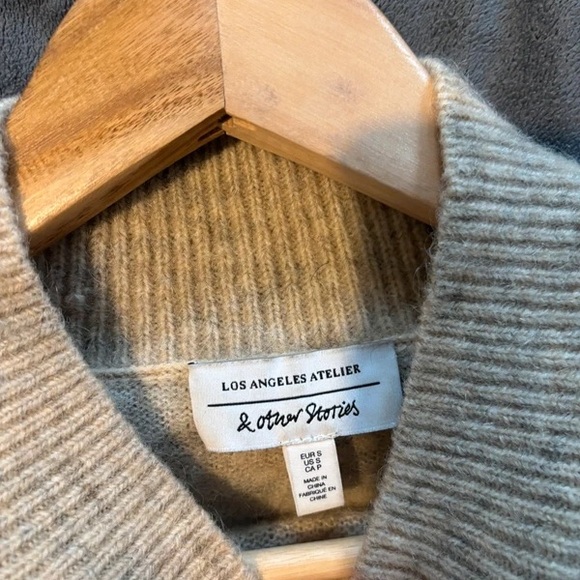 & Other Stories Multicolor Striped Turtleneck Sweater - Picture 5 of 5